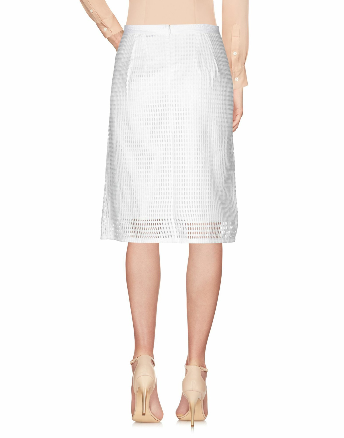 Paul Smith Womens Midi skirt in White