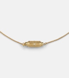 Marie Lichtenberg Coco Micro 18kt gold locket necklace with diamonds