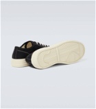 Common Projects Tournament in Canvas leather-trimmed sneakers