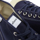 Novesta Star Dribble Contrast Stitch Sneakers in Navy/Beige/Ecru