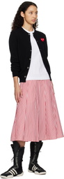 COMME des GARÇONS PLAY Black Red Heart Cardigan