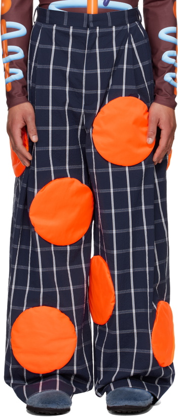 Photo: Walter Van Beirendonck Navy Sun Trousers