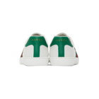 Gucci White Ace Low-Top Sneakers