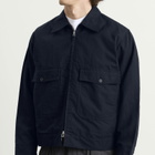 Universal Works Men's Linen Slub Weave S130 Jacket in Navy