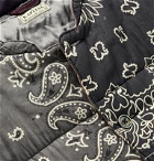 KAPITAL - Patchwork Bandana-Print Padded Cotton Jacket - Black