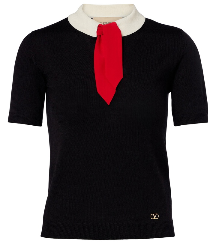 Photo: Valentino Maglia VLogo wool-blend sweater