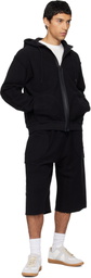 MM6 Maison Margiela Black Inside-Out Shorts