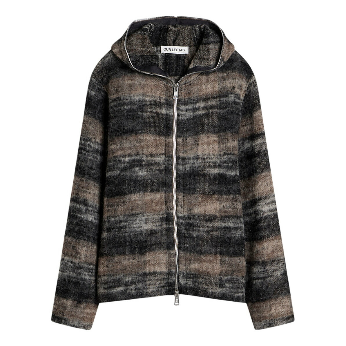 Our Legacy Men's Ile Piquet in Black Pseudo Knit Our Legacy