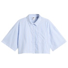 Nike Women's Stripe Shirt in Blue/White