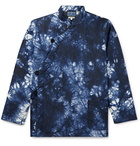 Blue Blue Japan - Kagozome Crinkled Indigo-Dyed Nylon Jacket - Blue