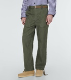 Sacai - Belted cotton pants