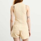 Rick Owens Women's Knitted Tank Vest Top in Natural