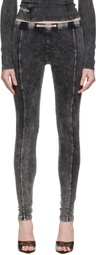 Diesel Black Athena-Dnm Leggings
