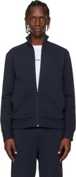 BOSS Navy Zip Sweatshirt