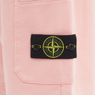 Stone Island Men's Garment Dyed Sweat Short in Pink