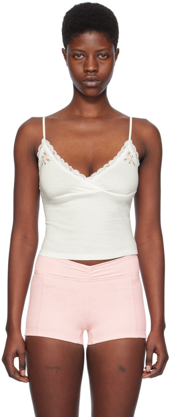 Photo: Frankies Bikinis White Sleepy Camisole