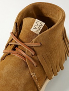 Visvim - Kuiva Shaman-Folk Fringed Suede Sneakers - Brown