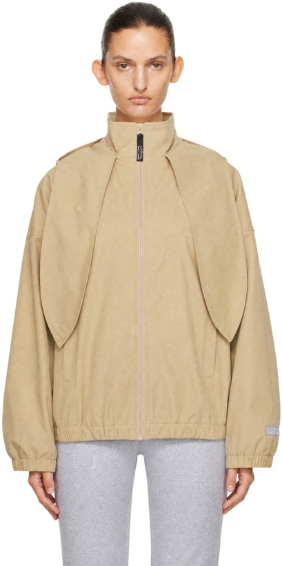 Photo: Sandy Liang Beige Torry Jacket