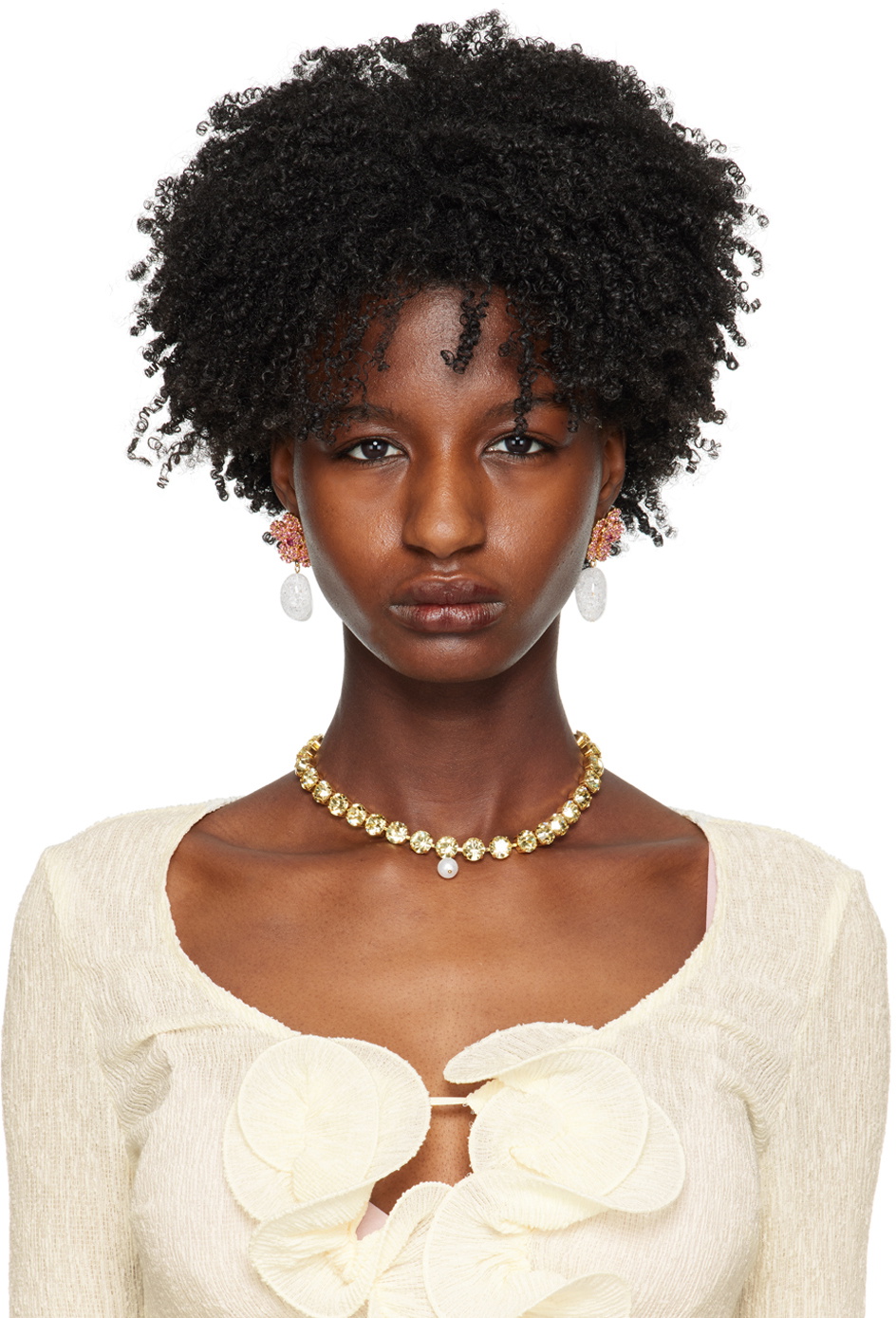 Magda Butrym Gold Cup Chain Necklace Magda Butrym