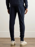 Paul Smith - Tapered Striped Cotton-Jersey Sweatpants - Blue