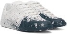 Maison Margiela White & Blue Replica Sneakers