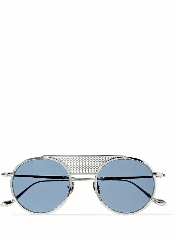 Photo: Matsuda - Aviator-Style Silver-Tone Metal Sunglasses