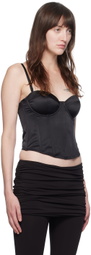 Fleur du Mal Black Hamptons Corset