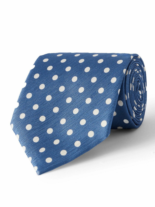 Photo: TOM FORD - 8cm Polka-Dot Silk-Jacquard Tie