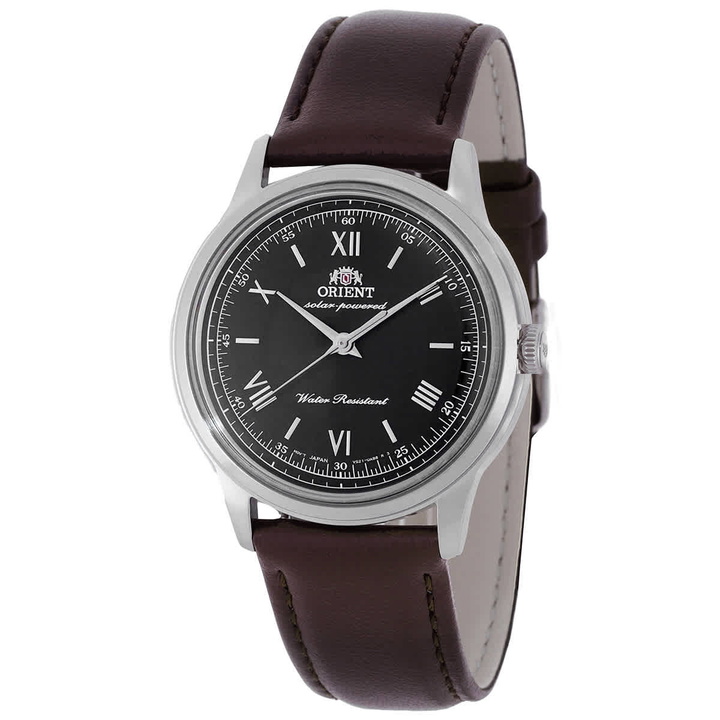 Photo: Orient Classic Solar-Powered Black Dial Watch RA-WK0004L10B