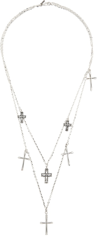 Photo: Emanuele Bicocchi Silver Crosses Necklace