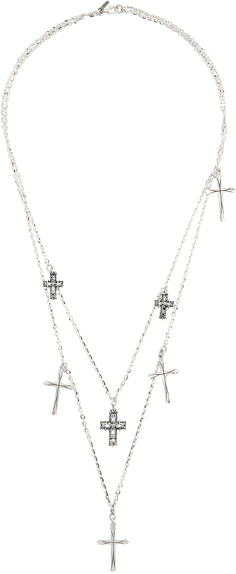 Photo: Emanuele Bicocchi Silver Crosses Necklace