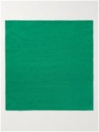 ANDERSON & SHEPPARD - Linen Pocket Square - Green
