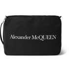 ALEXANDER MCQUEEN - Logo-Print Canvas Pouch - Black