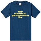 The National Skateboard Co. Men's Outline T-Shirt in Harbour Blue