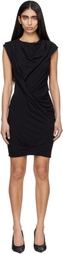 Entire Studios Black Twist Minidress