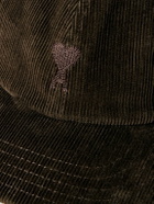 AMI PARIS - Logo-Embroidered Cotton-Corduroy Baseball Cap