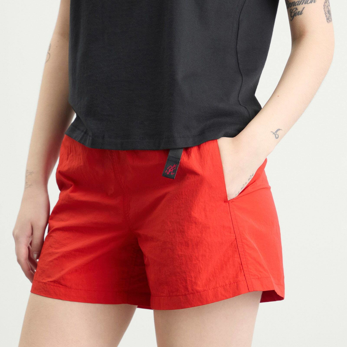 Gramicci Women's Nylon Active Short in Burnt Orange