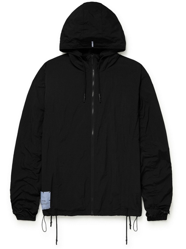 Photo: MCQ - Vortex Drawstring-Detailed Hooded Shell Jacket - Black