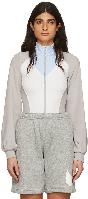 Photo: Nike Jordan Grey Polyester Bodysuit