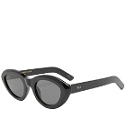SUPER by RETROFUTURE Cocca Sunglasses in Black