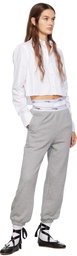 HommeGirls White Cropped Shirt