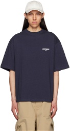 We11done Navy Wave T-Shirt