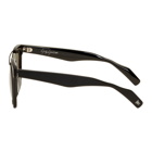 Yohji Yamamoto Black Square Wire Frame Sunglasses