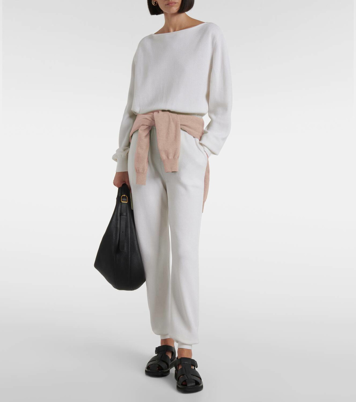 Loro Piana Dora Baltea silk and cotton sweatpants
