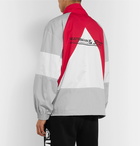 Vetements - Printed Colour-Block Cotton Jacket - Gray