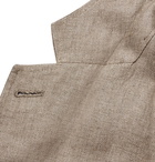 Rubinacci - Unstructured Linen Blazer - Men - Brown