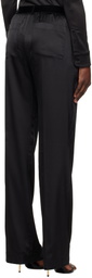 TOM FORD Black Stretch Silk Satin Lounge Pants