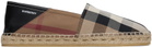 Burberry Brown Vintage Check Espadrilles