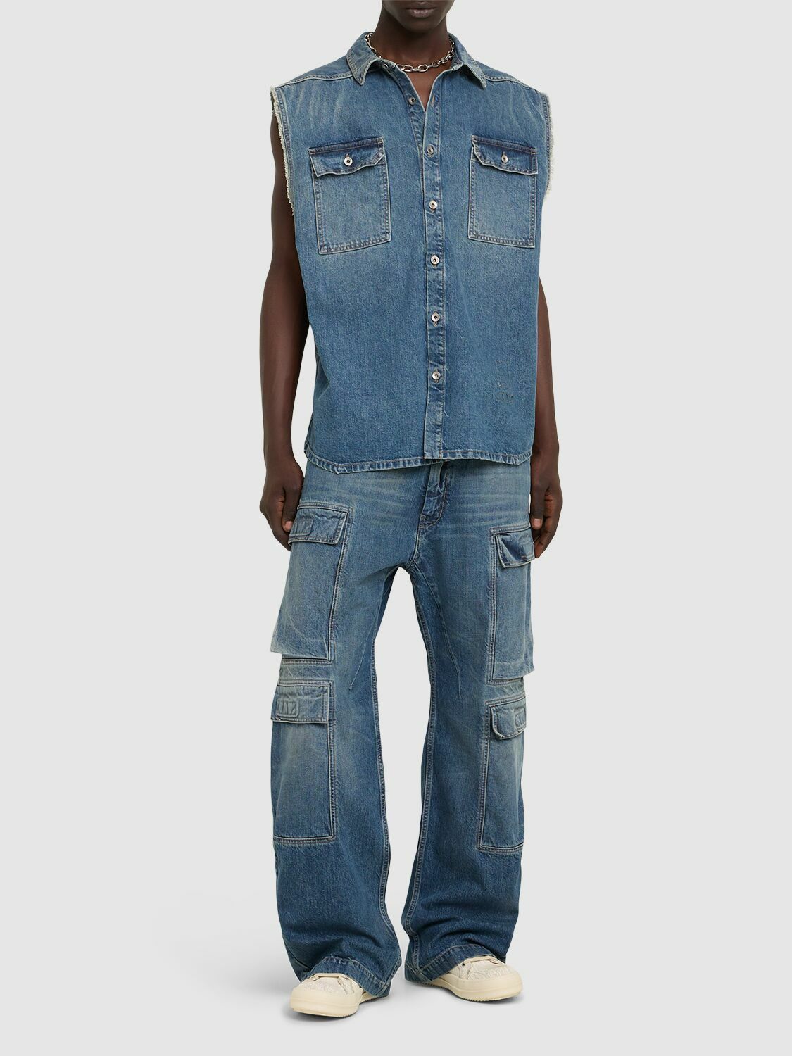 RICK OWENS DRKSHDW Sl Tommy Jumbo Overshirt Rick Owens Drkshdw