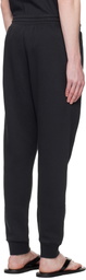 SKIMS Black Fleece Lounge Tapered Sweatpants